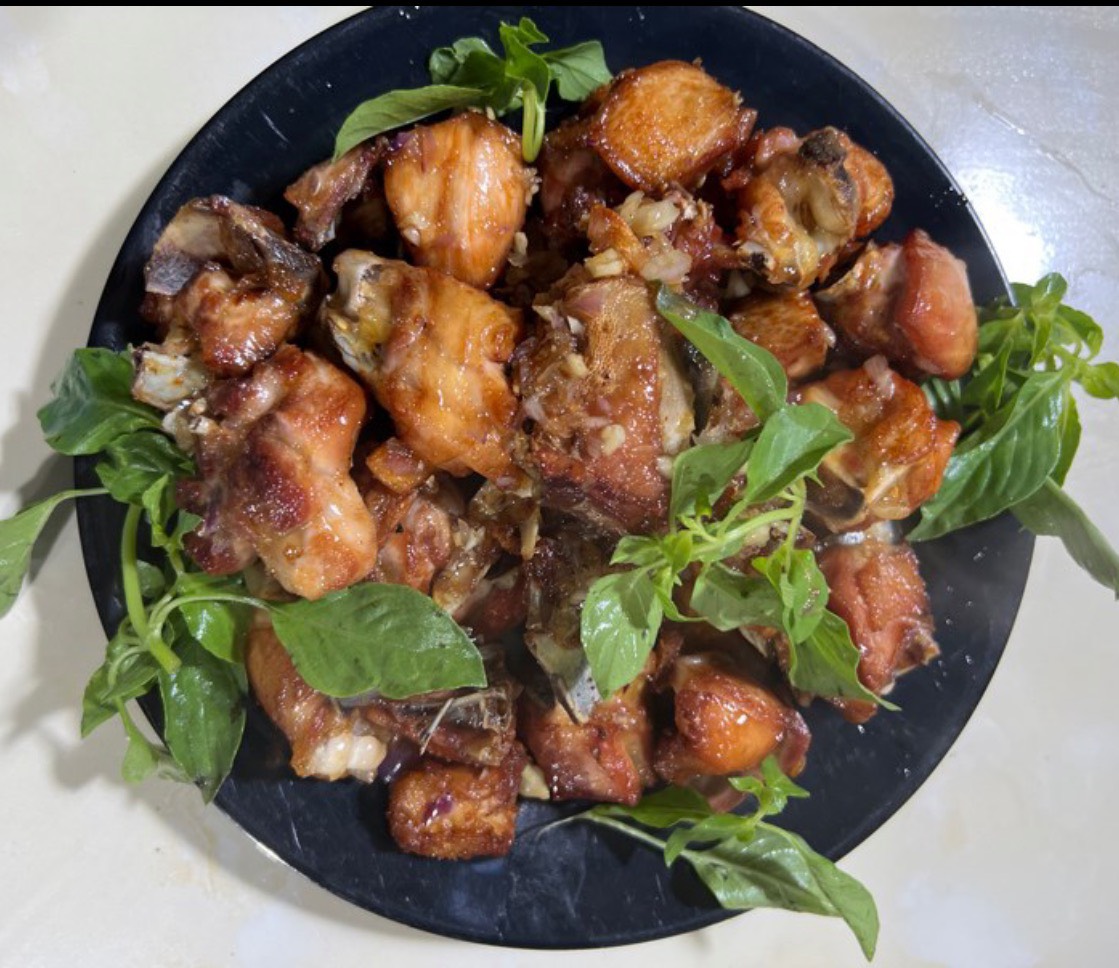 Gà chiên mắm